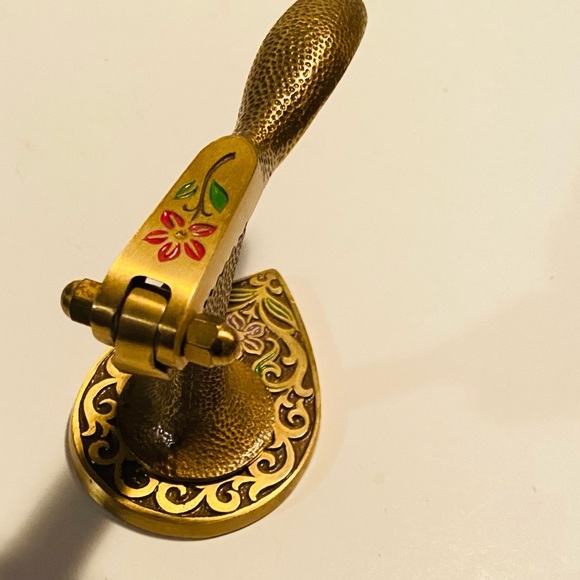 Tamar Brass Vintage Shell Nutcracker Made in Israel of Brass. - Picture 3 of 4